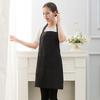 Pure Color Halter Sleeveless Pocket Housework Kitchen Cooking BBQ Work Apron