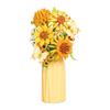Compatible with LEGO Sunflower Building Block Vase: Handmade Bouquet Ornament & Girls' Gift Toy.