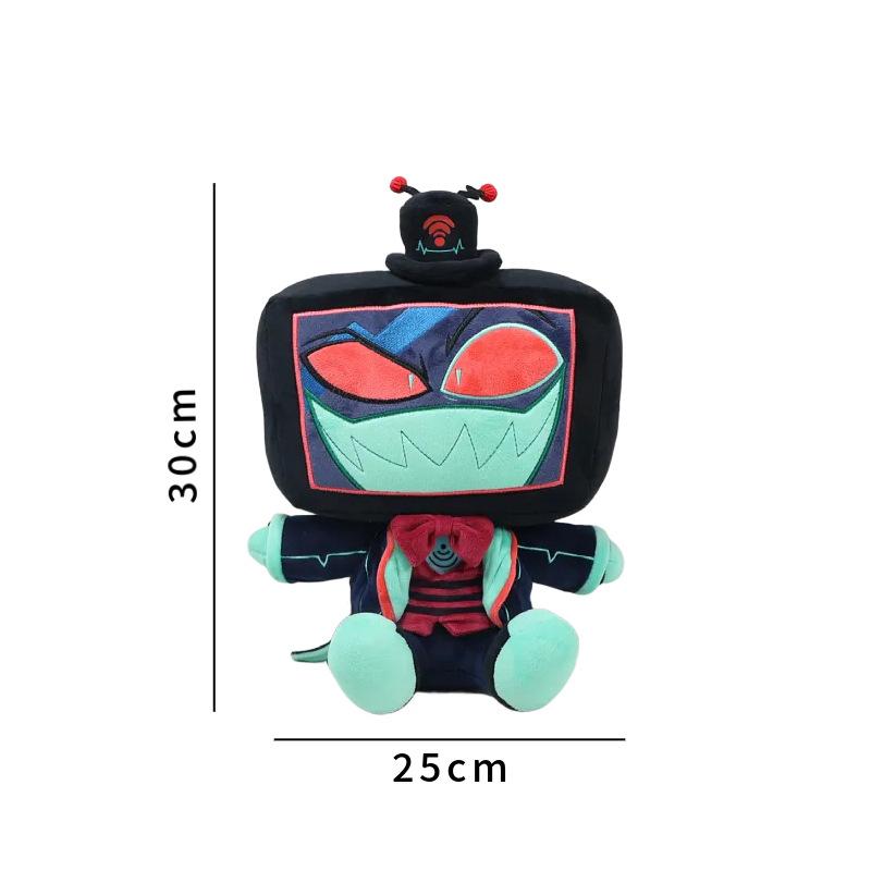 

Cute Hazbin Plush Toys Christmas Game Evil Boss Stuffed Doll Birthday Holiday Gifts Room Decoration VOX for Cuddly Fluffy Huggable Kawaii Comfort others
