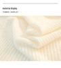 Sweet Openwork Round Neck Beaded Sunscreen Loose Knit Top for Women