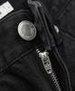 X Container Grunge Pocket Flare Denim Pants (Black)