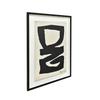 Dan Hobday Abstract I Wood Framed Plaque