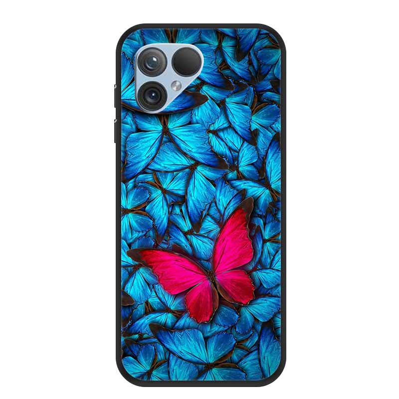 Für Fairphone 5 Hülle 6,46" TPU Tiere Weiches Silikon Stoßfänger Rückseite Handyhüllen für Fairphone5 5G Wolf Cool Schutz Fundas