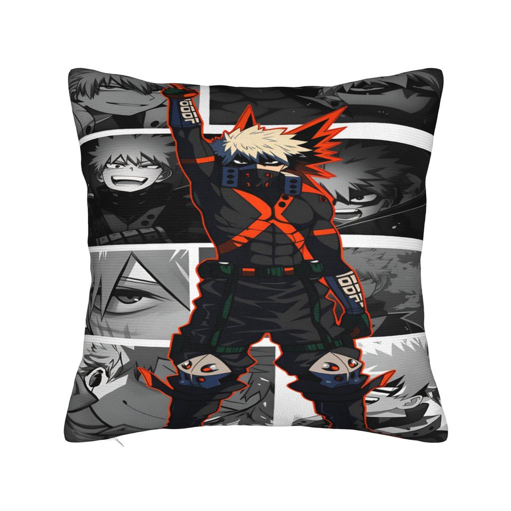 Anime-Kissenbezug K-Katsuki B-Bakugo Modischer Kissenbezug für Couch, Sofa, Schlafzimmer