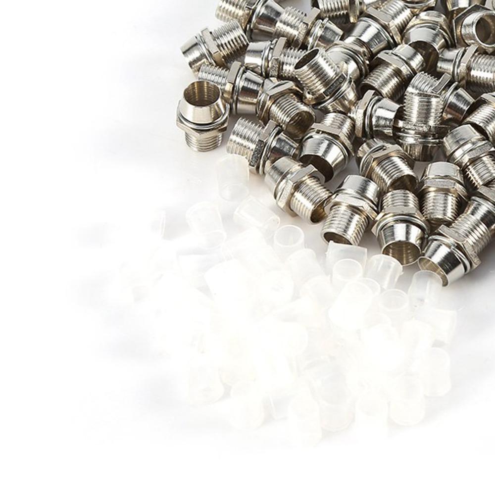 50PCS 5mm Metal Seat LED Holder Thread Mount Mount Panel Display Socket Panel Mount