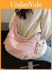 Nylon Satchel Bag For Women With Zipper Closure And Mobile Pocket For Daily Use