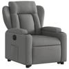 Vidaxl Lift-up Massage Chair, Electric, Reclining, Dark Grey