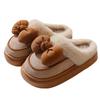 Cotton Slippers Women's Winter Indoor Home Couple New Cute Plush Slippers Outer Wear Autumn and Winter
