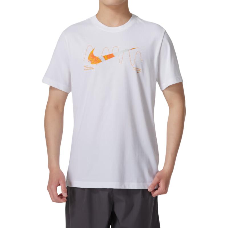 Nike SS24 Brand Logo Pattern Printed Casual Sports Running Fitness Comfortable Breathable Pullover Crew Neck Short Sleeve T-Shirt Men Tops FV8391100