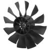50mm Duct Fan 12‑Blade Propeller Plastic Duct Fan Accessories for RC Planes BlackCCW