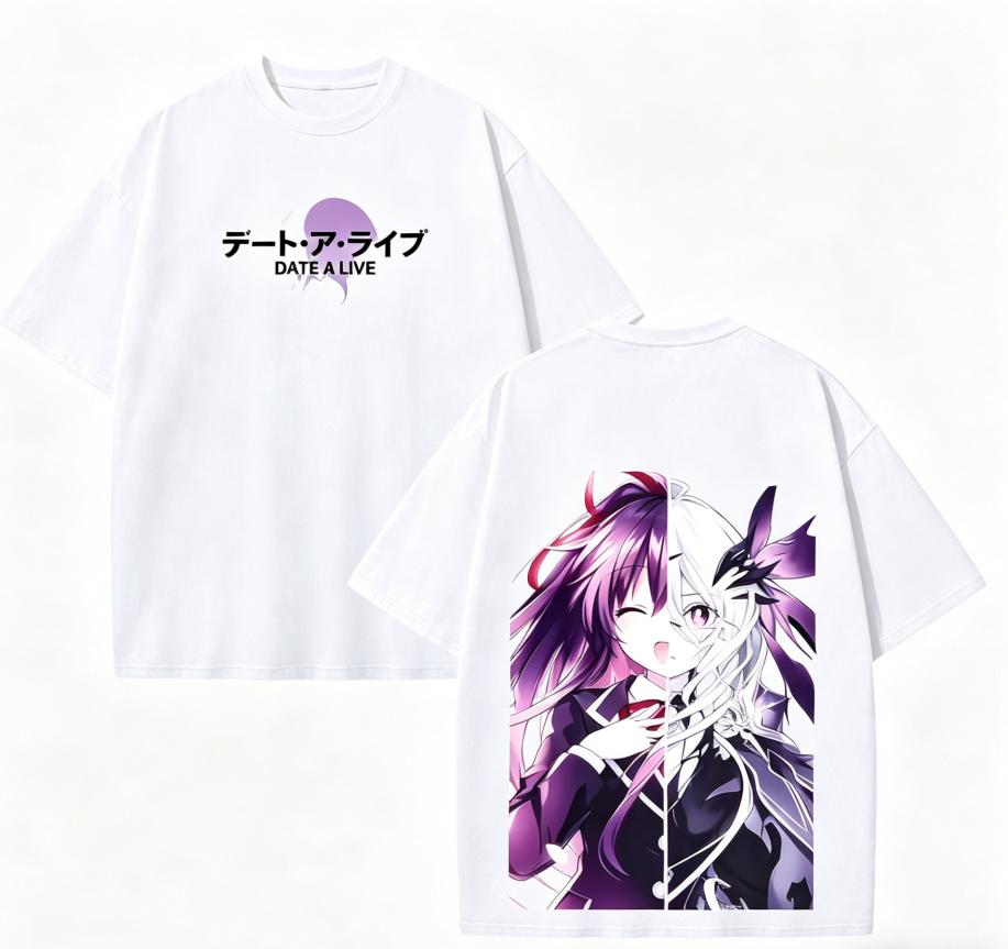 Date A Live Anime Lover T shirt Year round clothing personality Clothes Plus Size Unisex New Model Couples high quality soft