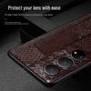 Genuine Leather Full Cover Case for Honor Play 40 - Cowhide Grain Protective Cover