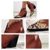 Boots Fashion Roman Thick Heel Pointed Flanging Women's Shoes