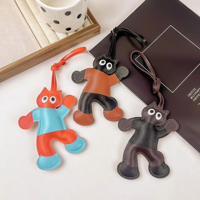 1PC Cartoon Shape Gift Bag Charm Bag Accessories Keychains Funny Ornament Mobile Phone Pendants Bag Pendants Cute Multicolor