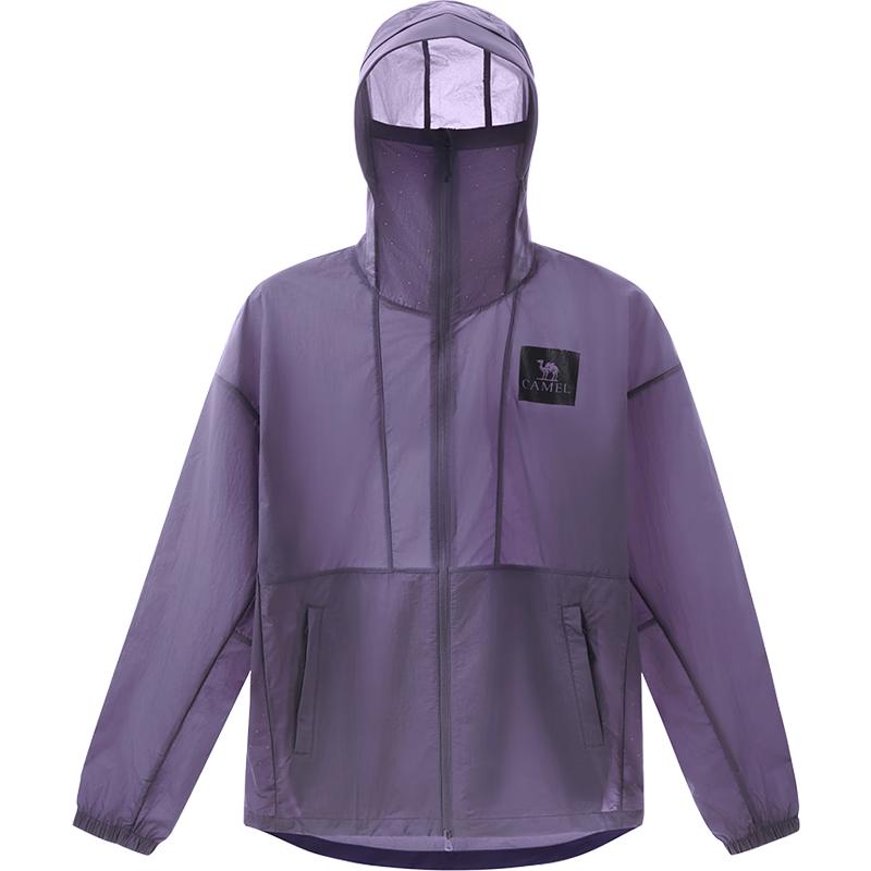 CAMEL Unisex Loose-Fit Sun Protection Windbreaker Jacket A34BA6L8125A 3XL