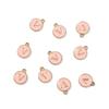 10Pcs Metal Enamel English Letters Charms Pendant For DIY Jewelry Making Necklace Bracelet Accessories
