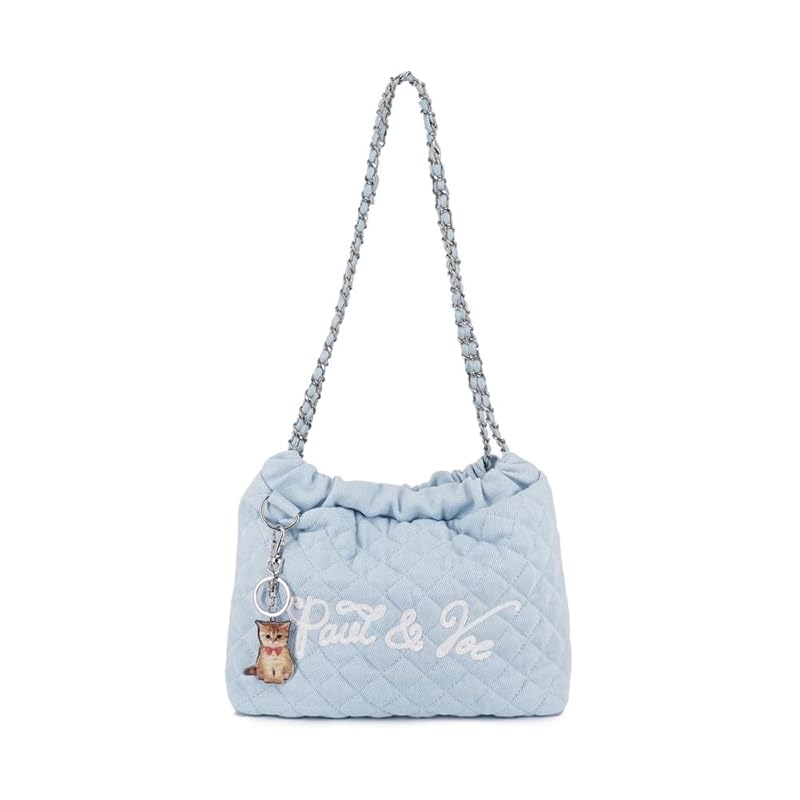 

[Paul & Joe] [Paul and Joe] ACCESSOIRES (Paul & Joe Axesova) chain shoulder bag PJA-B1183 logo quilting blue FREE
