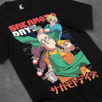 Sakamoto Days Taro Sakamoto T-Shirt Anime Nagumo Sakamoto Days Shirt Alle Größen Baumwolle