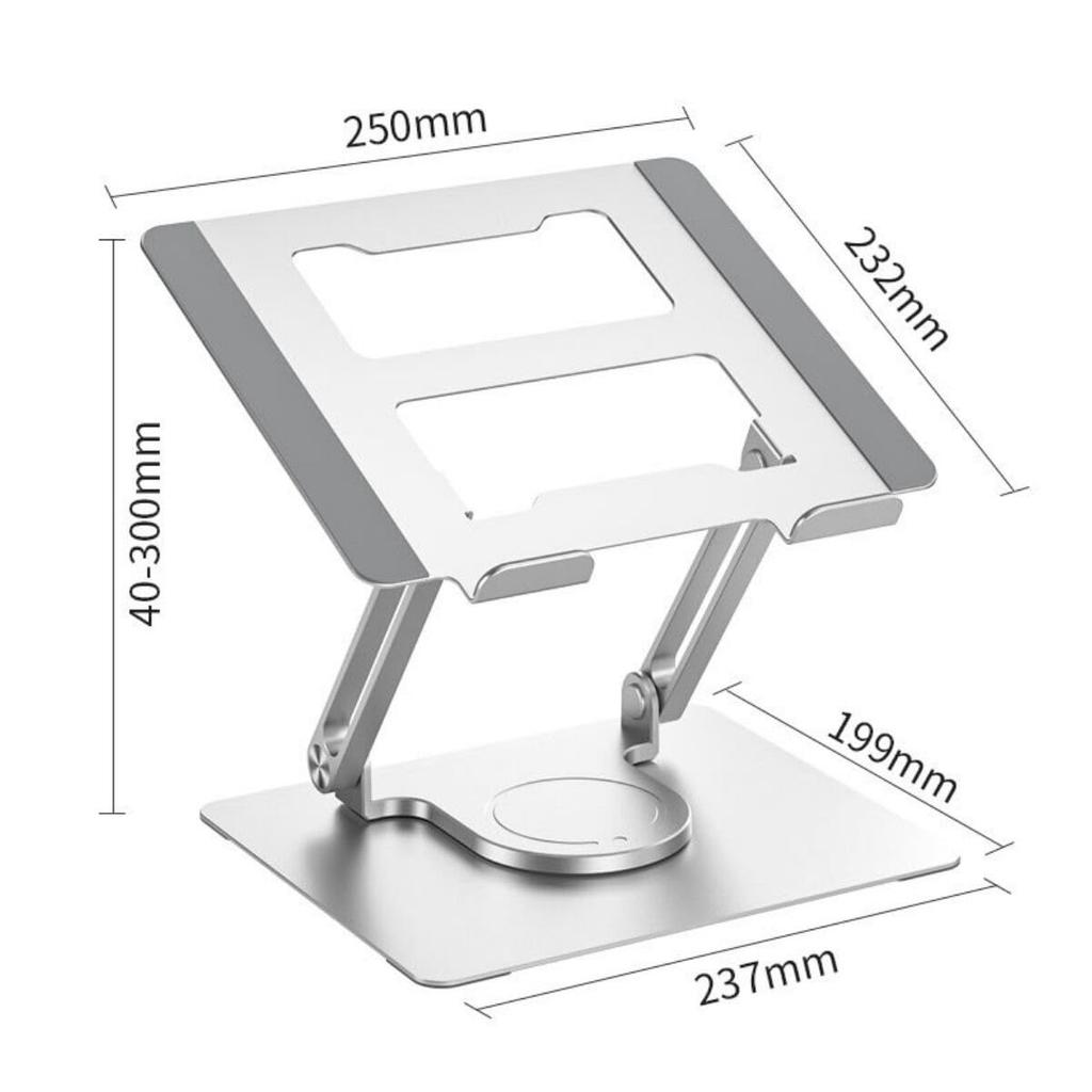 Sweeml Laptop Foldable PC 360 Degree Angle Tablet Desktop Remote At Aluminum Stand, Stand, Rotation, Adjustment, Stand, Stand, Telework, Work, Home,