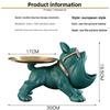Home Decoration Ornaments Entrance Keys Storage Modern Creative Luxury Design Cute Dog Storage Tray Figurines Crafts Funny Gifts