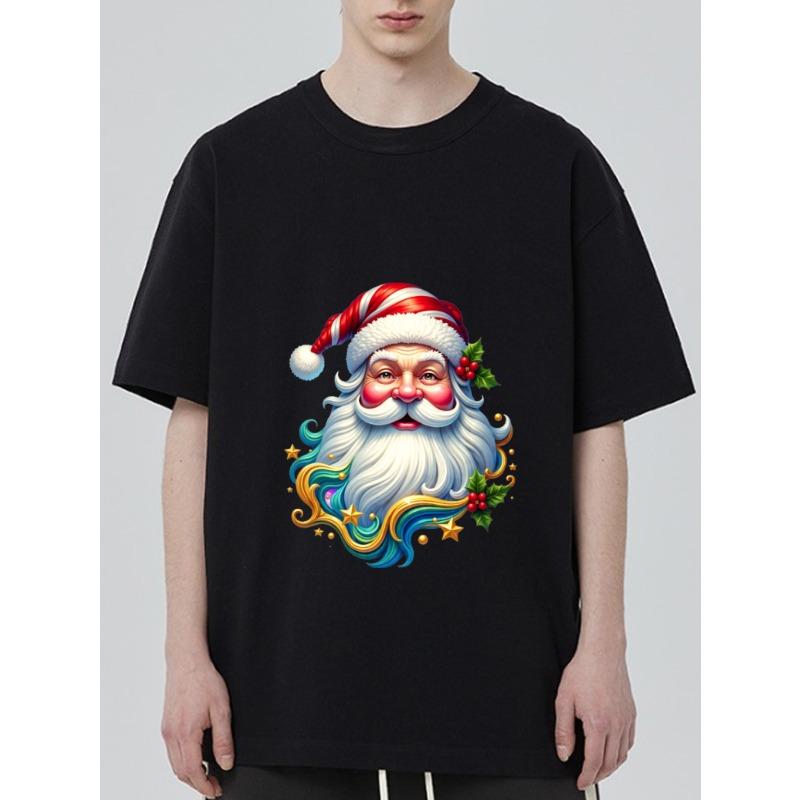 

Рождественская футболка Черный Санта Клаус для праздничной вечеринки XXXXL чёрный