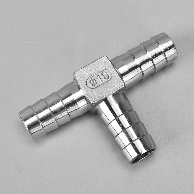 Brangdy Stainless Steel T-Type 3-Way Hose Barb Fitting