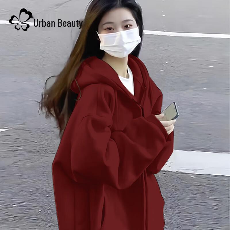 Women's Casual Hooded Sweatshirt Jacket