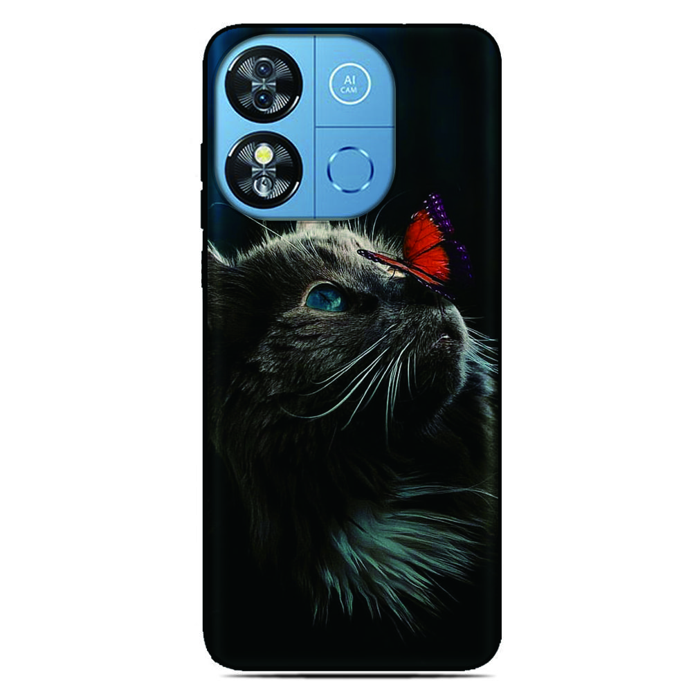 Cat Anime DIY Phone Case For ZTE Blade A76 4G A75 A73 A72 A71 A56 A55 A54 V80 Pro A35 Core A36 A51 Lite A34 A31 Plus A5 Cover