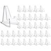 AEE4-Mini Acrylic Easel Display Stand, 36 Packs, Perfect For Displaying Sports Cards, Coins, Medals And More