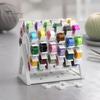 Plastic Thread Stand 60-Spool Sewing Organizer Rack, 360 Degree Swivel Space Saving Professional Tailoring Tools Stand, Tabletop Storage Holder