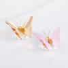 Color Butterfly Butterfly Ornaments Shimmering Finish Crystal Butterfly Craft  Desk Decoration