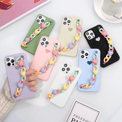 Für Xiaomi Mi 11 11T 10S A3 Lite Poco M3 F3 X3 NFC 10T 9T Pro Redmi Hinweis 9 9a 9C 8 10 5 7 8T 9S Liebe Lanyard Kette Weiche TPU Fall