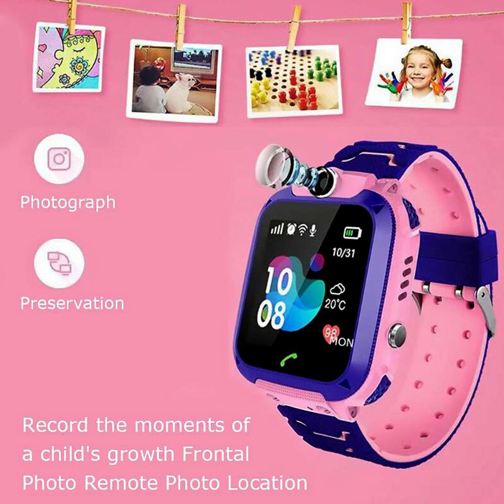 Q12 Kids Smart Watch IP67 Waterproof Children "s Phone Watch Precise Positioning SOS One Key For