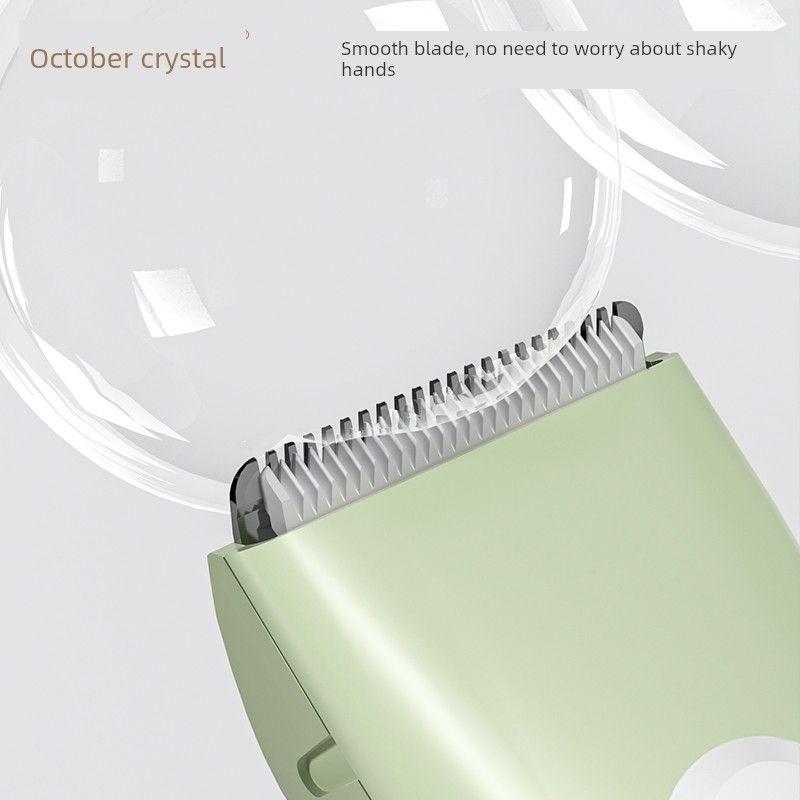October Crystal Baby Hair Clipper, a Special Low-Noise Hair Cutting Tool for Newborn Babies, Electric Clipper for Shaving Fetal Hair