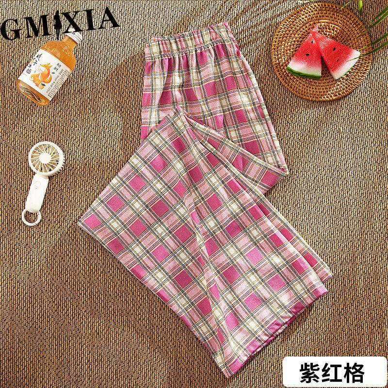 

GMXIA Women s Fashion Casual Pants & Capris Trousers one size фиолетовый