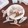 Retro French Mermaid Acetate Shark Hair Clip for Women