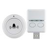 Power Wireless Doorbell with Adjustable Sound Level Long Distances Signal Elegant Designs for Household Use