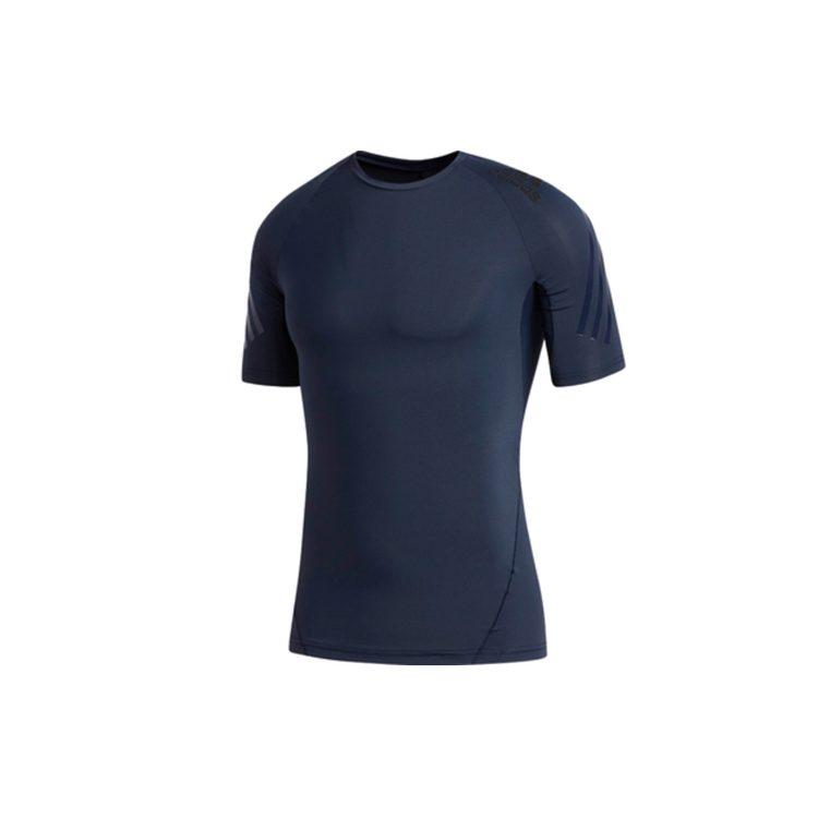 Adidas T Shirts Men's Legend Ink Color Crew Neck Moderate Straight Fit FJ4078