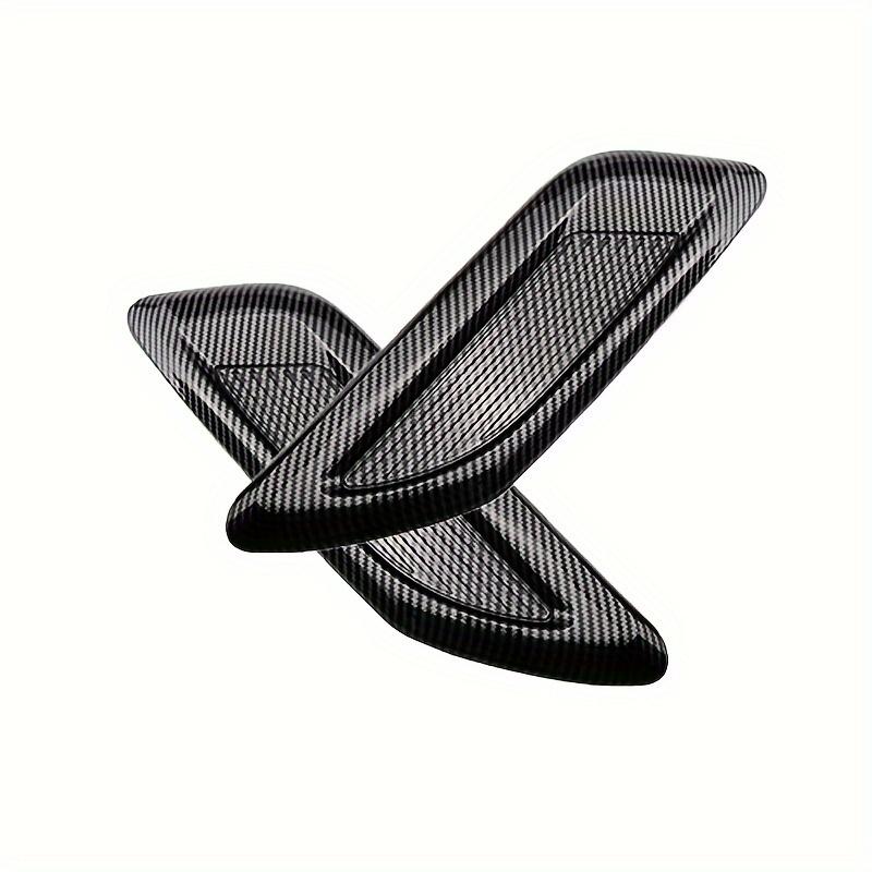 2 STÜCK Lufteinlasshutze Entlüftung Motorhaubendekoration seitlicher Luftauslass löffelförmige Auspuffhutze universelles externes Zubehör