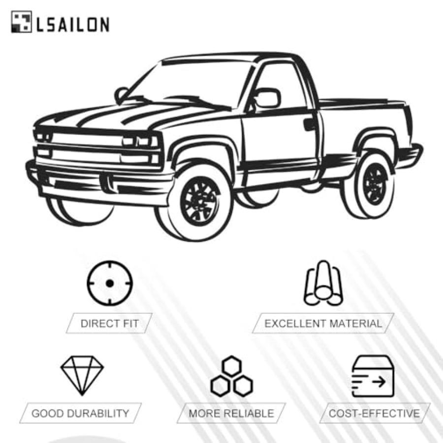 

8pcs Front End Suspension Kit Includes Lower Control Arm Ball Joint Outer Tie Rod End Inner Tie Rod End Sway Bar End Link for E United States