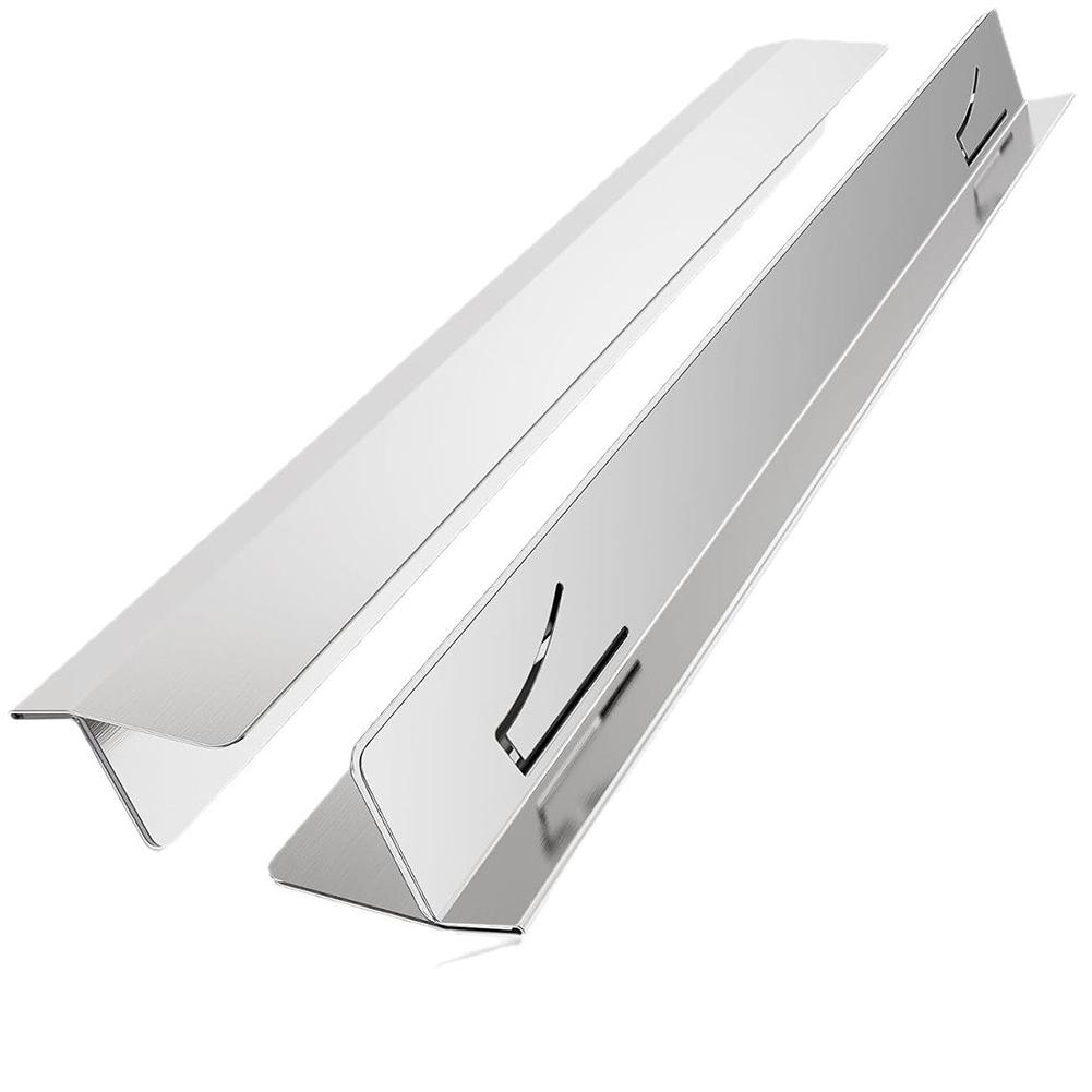 

Stove Gap Covers with Adjustable Length to Seal Gap Between Stove and Countertop Helping to Keep Kitchen Clean срібний
