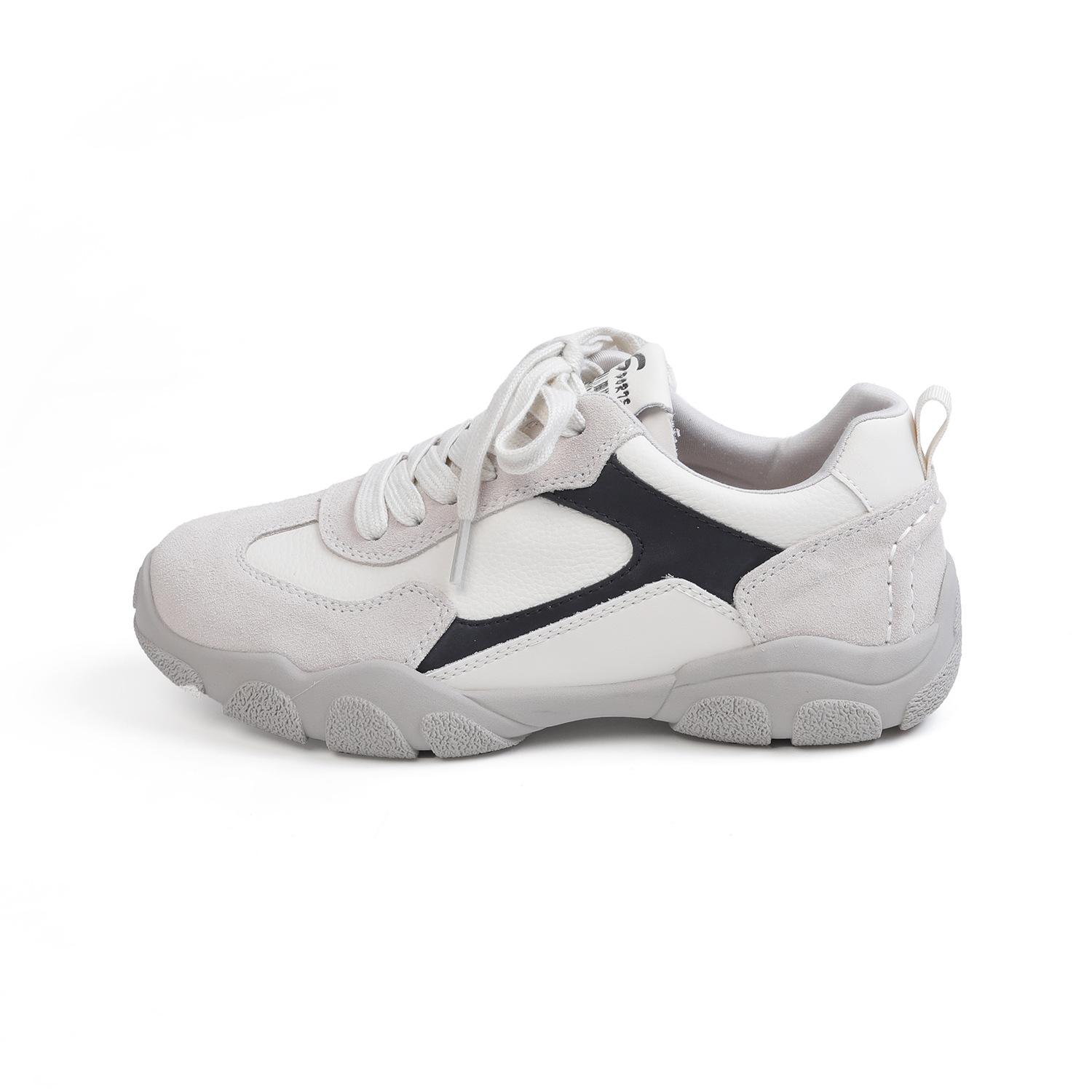 

Guyun Shu 2025 Новая весенняя универсальная цветовая гамма Forrest Gump German Кроссовки женские на маленькой платформе Спортивная повседневная женская обувь 35