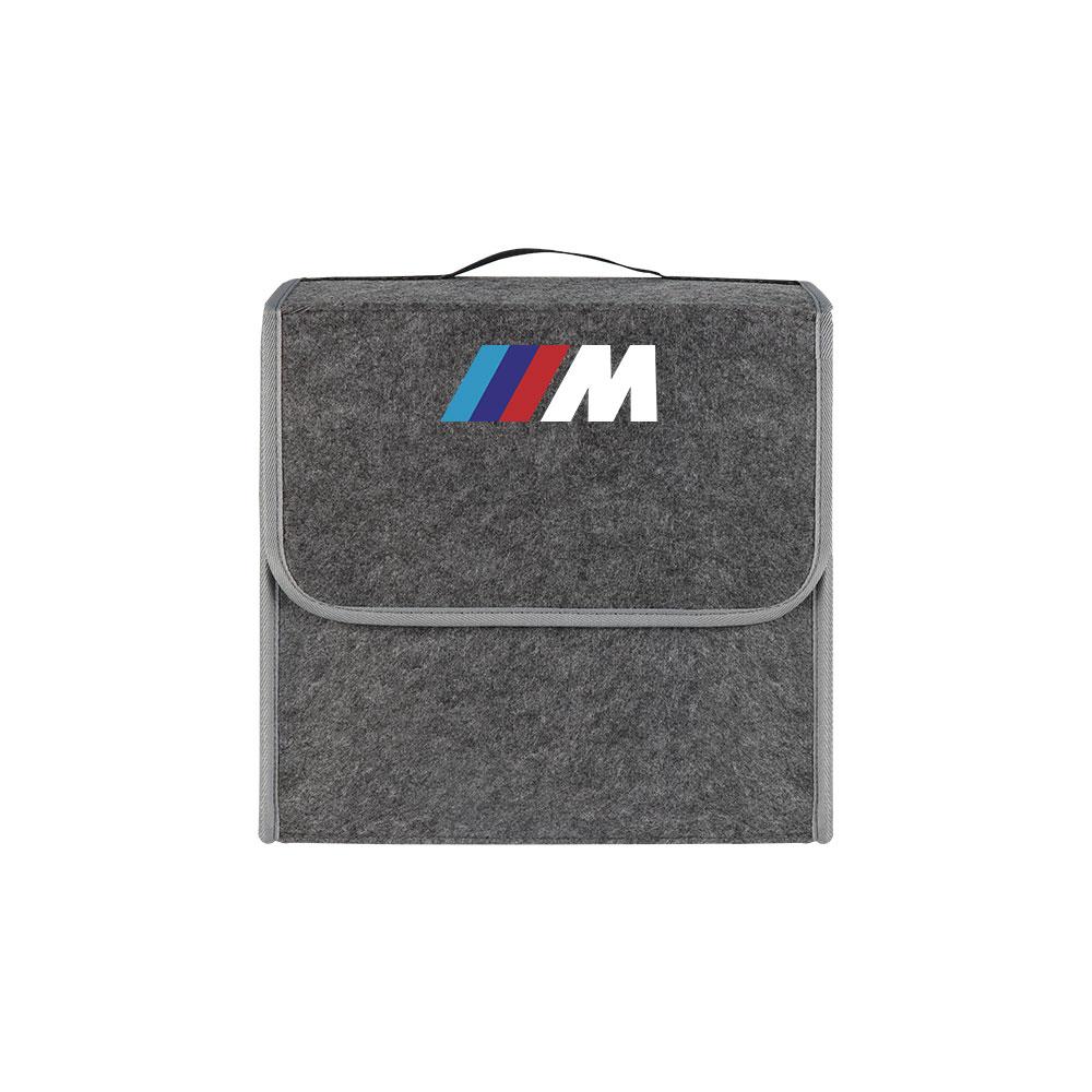 Car Trunk Storage Bag Felt Cloth Organizer Box Collapsible For BMW M Performance E46 E90 E60 F10 F30 F25 F31 Auto Storager Tools