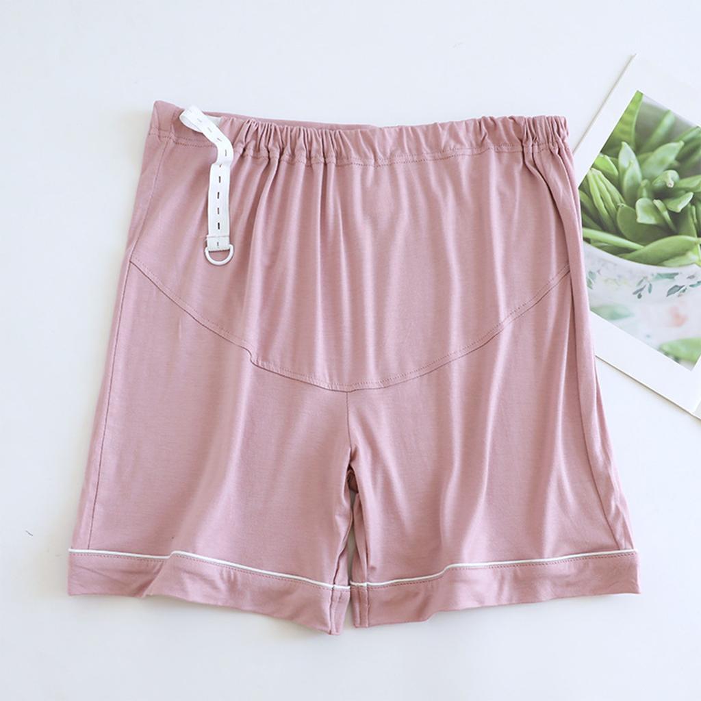 Women's Sleeping Pants Summer Thin Compression Strip Abdominal Support Shorts Loose Fit Can Be Worn Outside Adjustable Home Pants