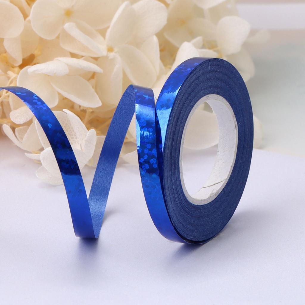10Meter/Rolls 5mm Balloon Ribbon Party Birthday Wedding Accessorie Laser Balloon Chain Satin Ribbons Crafts DIY Party Decoration KTY