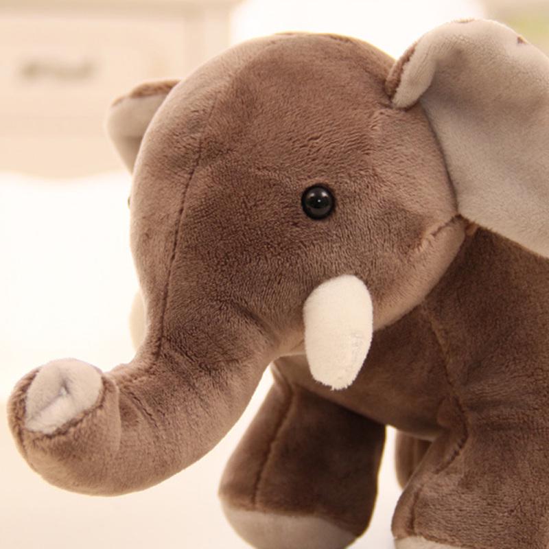 Cute Large Stuffed Plush Toy Simulation Elephant Doll Throw Pillow Birthday Christmas Gift