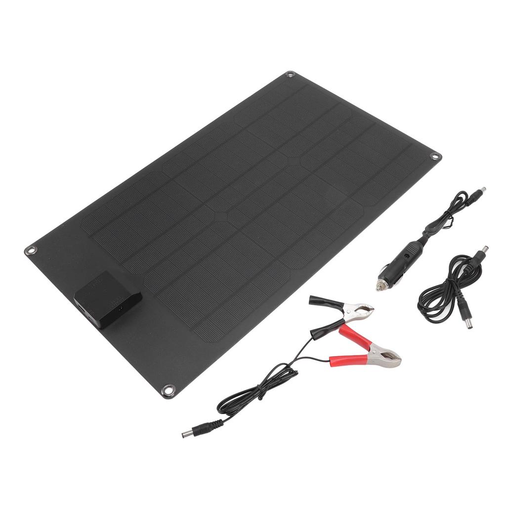 20W 18V Solar Panels Support 5V USB 18V DC TYPE C Output Rechargeable Solar Charger Power Bank for