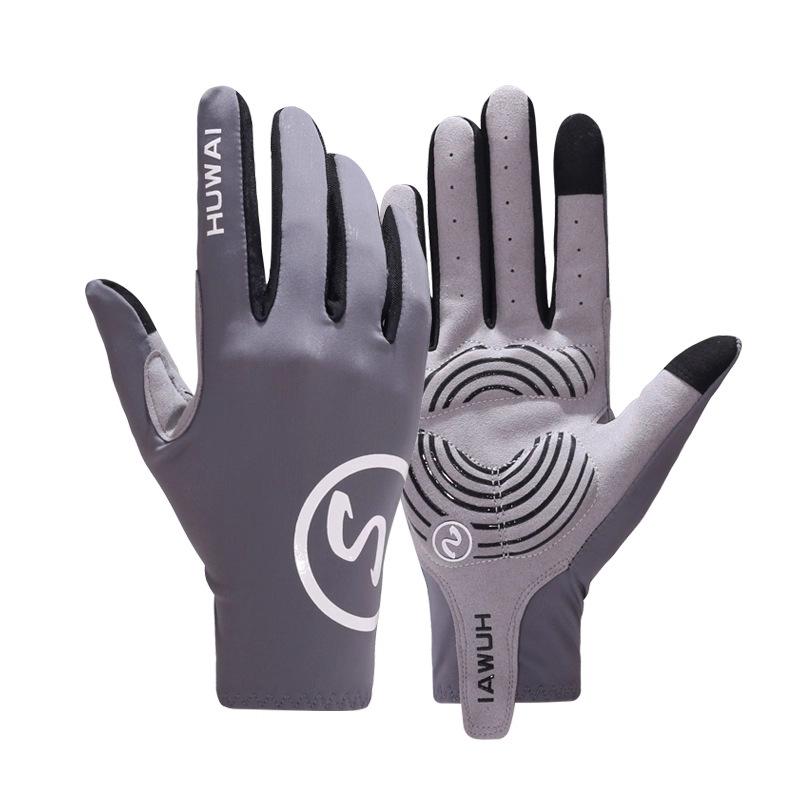 Outdoor-SportHandschuhe können mit Logo bedruckt werden Sommer UV-Schutz atmungsaktiv EisSeide Radfahren Sonnenschutz Sonnenschutz atmungsaktiv