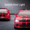 1:32 Scale Charger 1970 Classic Car Model Toy Alloy Diecasting Pull Back Sports Cars Models Sound Light Gifts for Kids Boys