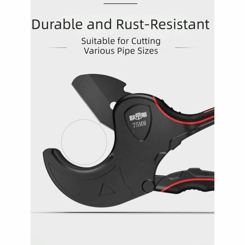 Comfortable Grip Manual Pipe Cutter Aluminum Zinc Zinc Alloy Body Ratchet Cutter  Copper Pipe Cutting